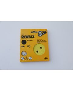 DEWALT PTA DISC SANDING DT3103 8 HOLE PUNCHED 125MM G80